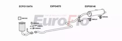 Система выпуска ОГ EuroFlo PG20714 1001C